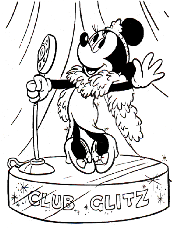 Mickey mouse coloring pages