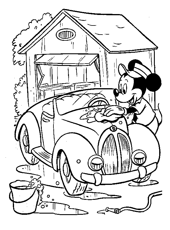 Mickey mouse coloring pages