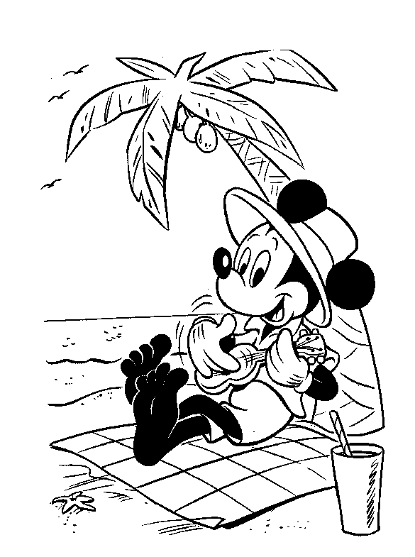 Mickey mouse coloring pages