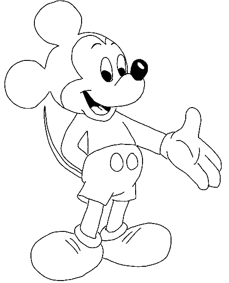 Mickey mouse coloring pages