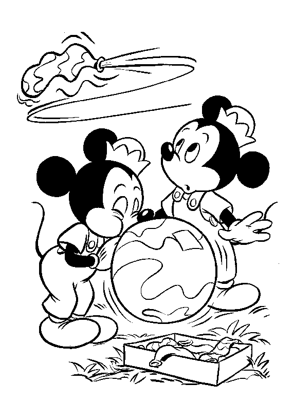 Mickey mouse coloring pages