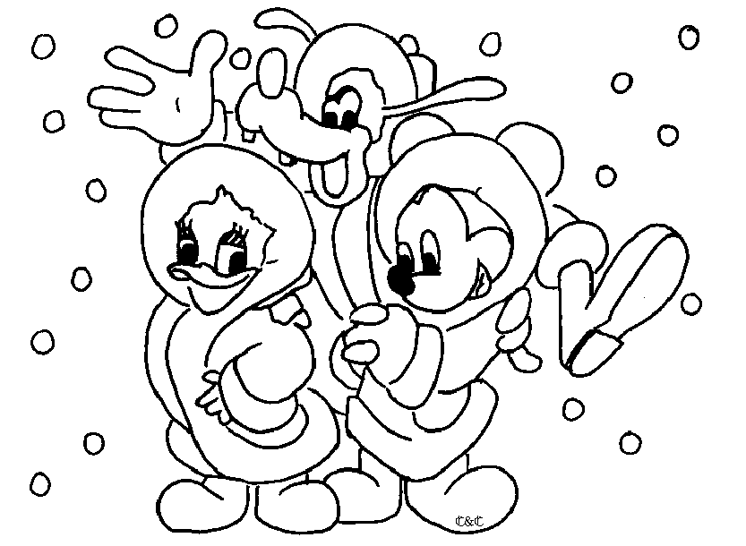 Mickey mouse coloring pages