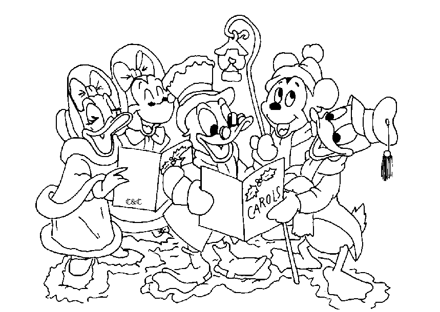 Mickey mouse coloring pages