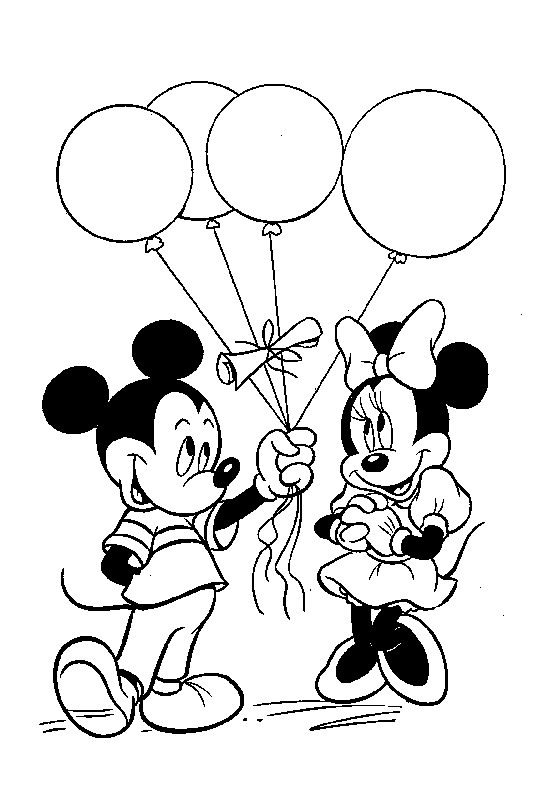 Mickey mouse coloring pages