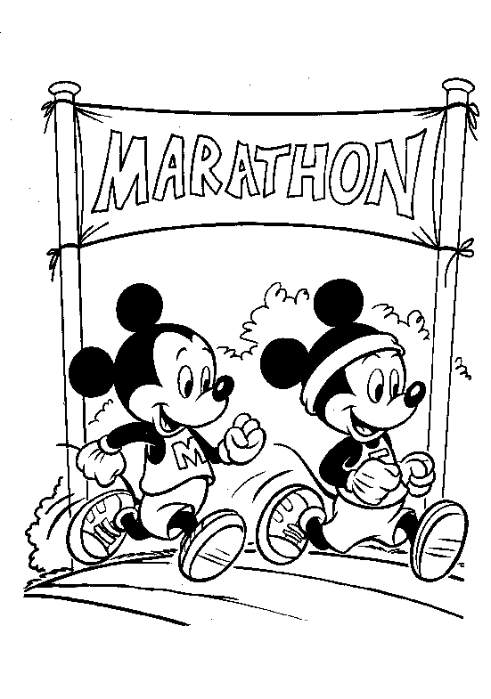 Mickey mouse coloring pages