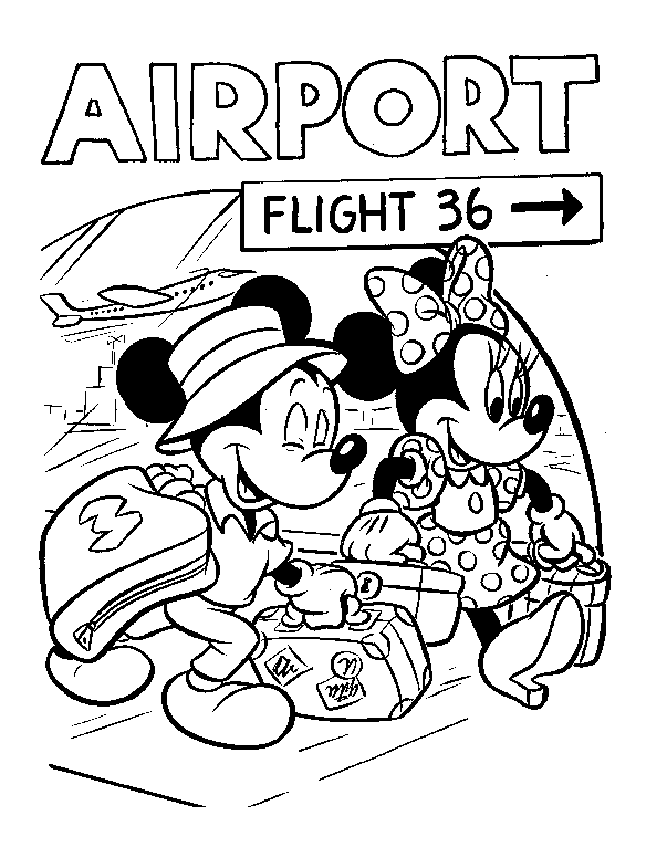 Mickey mouse coloring pages