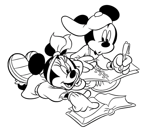 Mickey mouse coloring pages