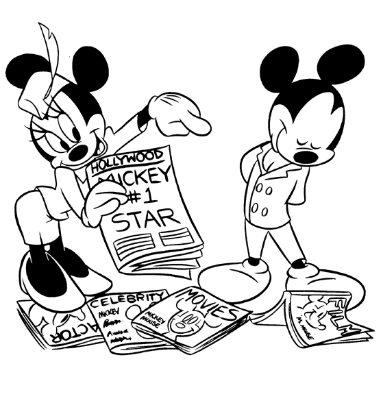 Mickey mouse coloring pages