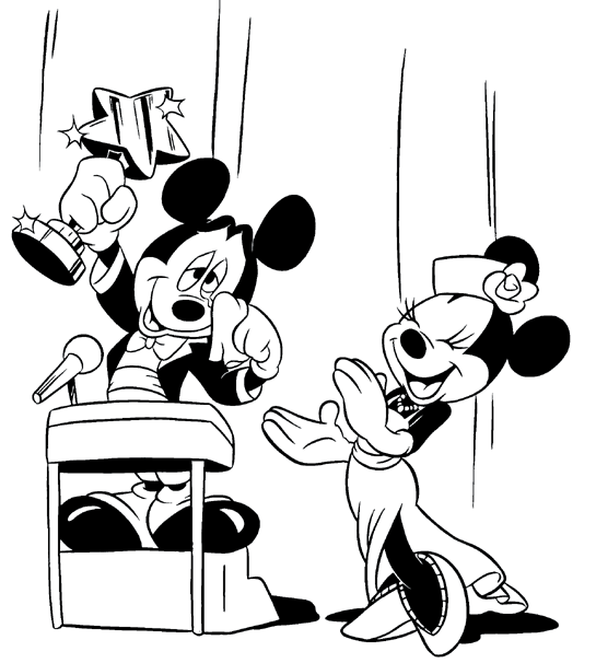 Mickey mouse coloring pages