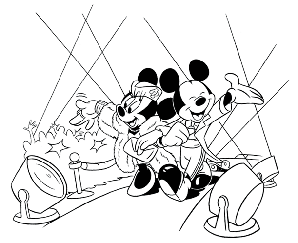 Mickey mouse coloring pages