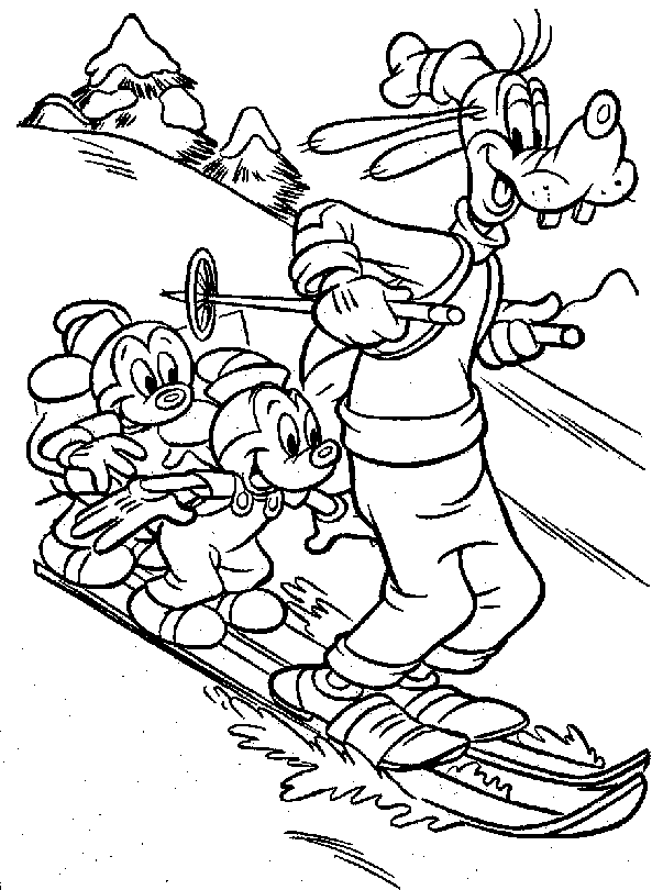 Mickey mouse coloring pages