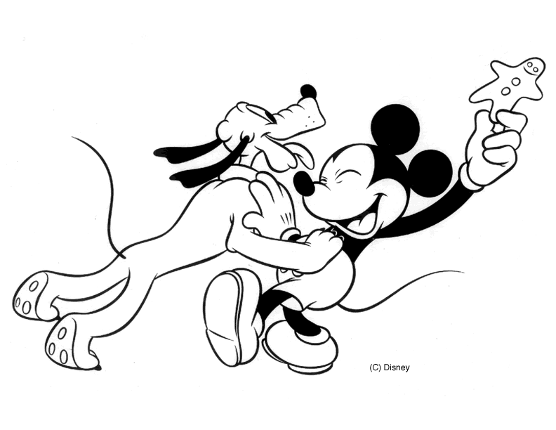 Mickey mouse coloring pages