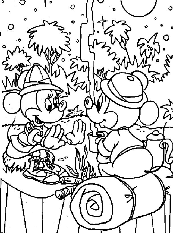 Mickey mouse coloring pages