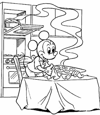 Mickey mouse coloring pages