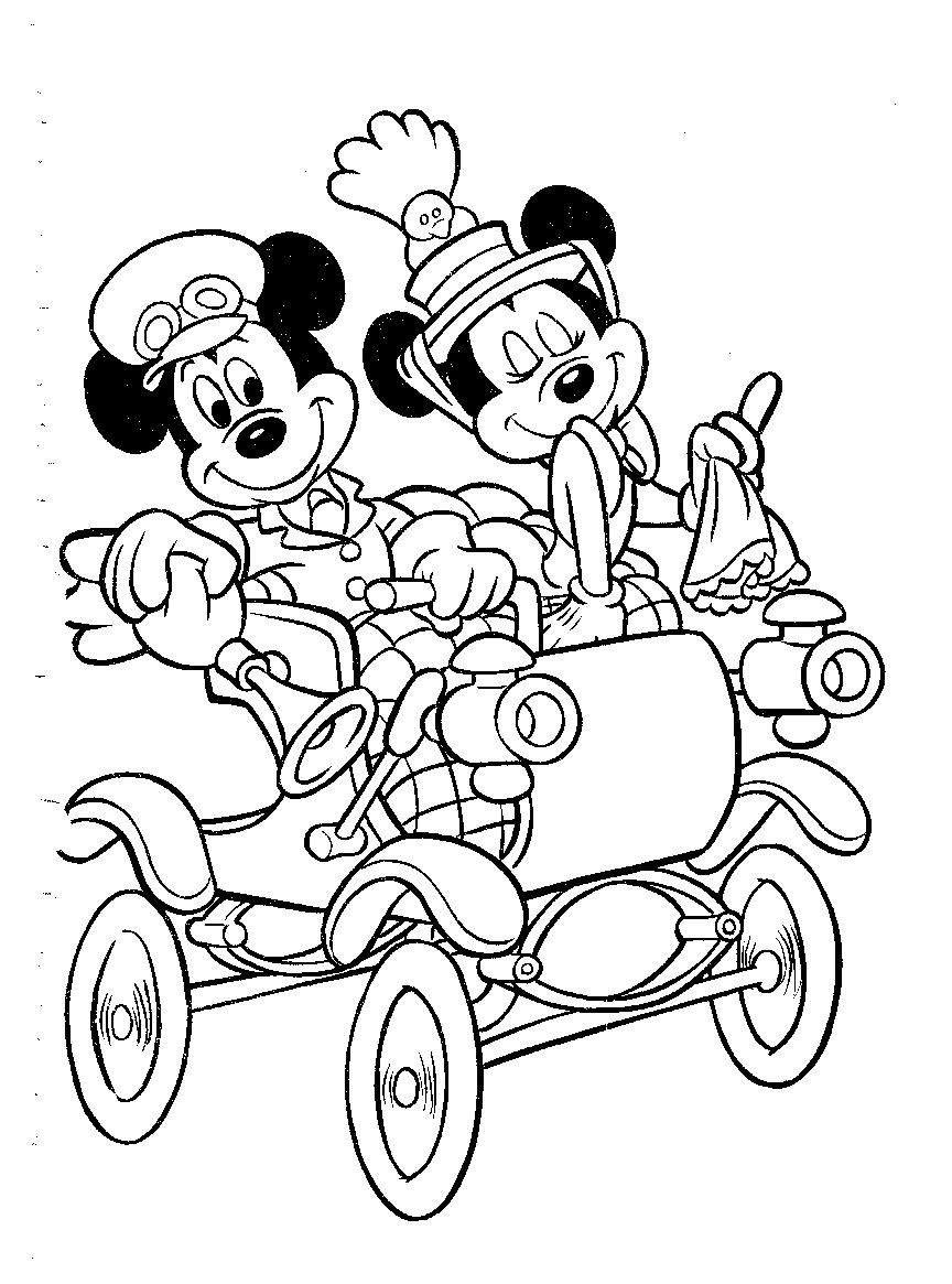 Mickey mouse coloring pages