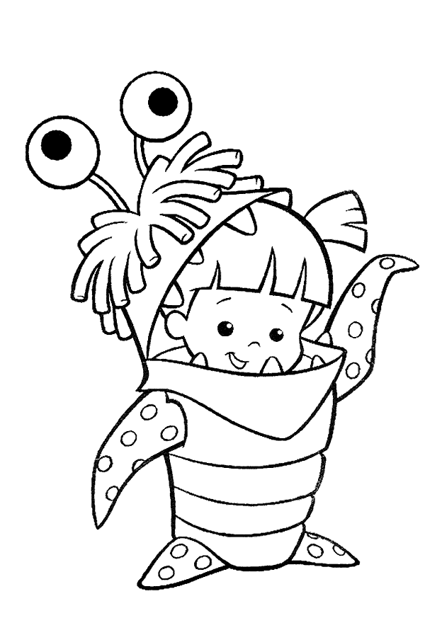 Monsters inc coloring pages