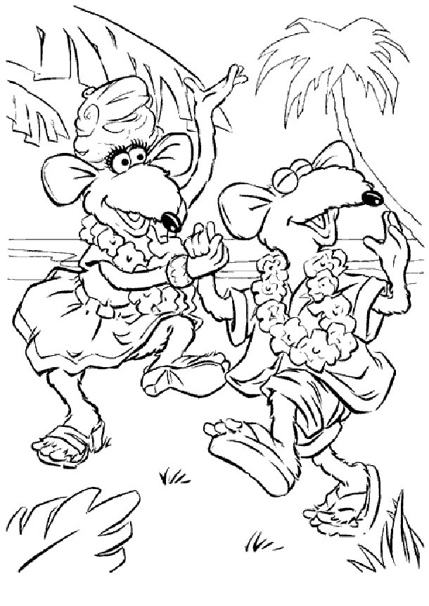 Muppet show coloring pages