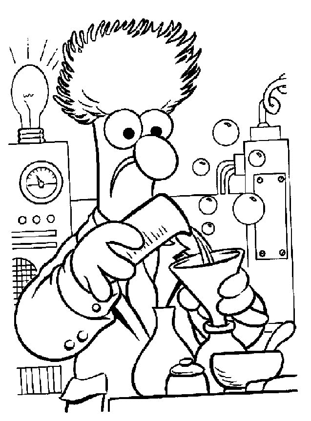 Muppet show coloring pages