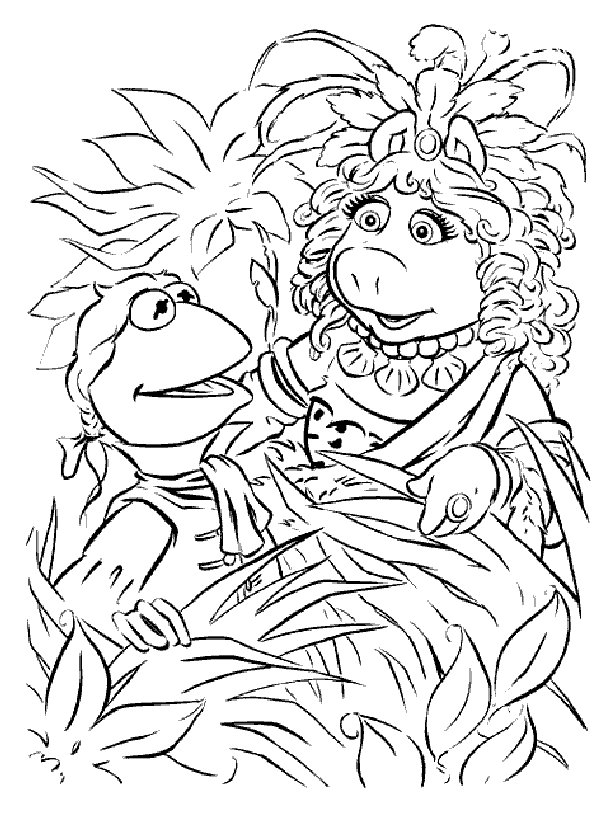 Muppet show coloring pages
