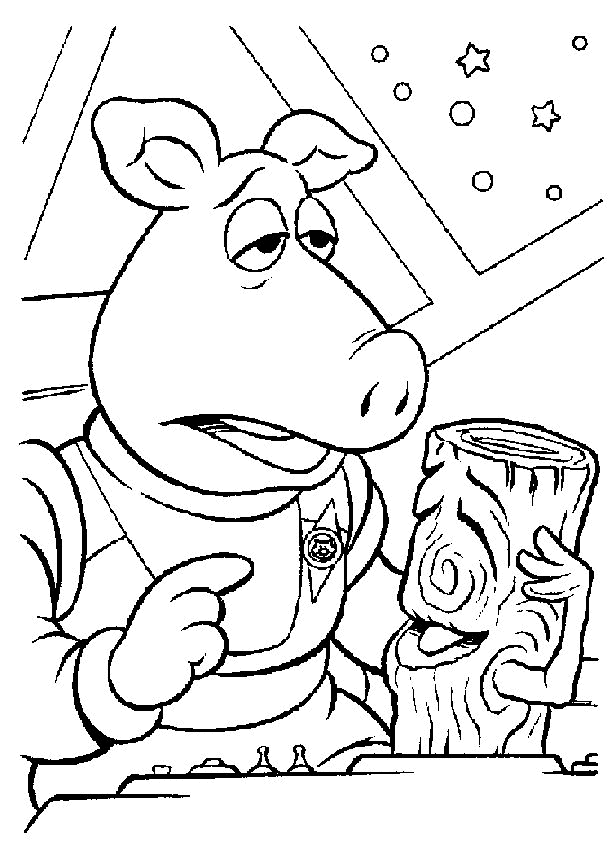 Muppet show coloring pages