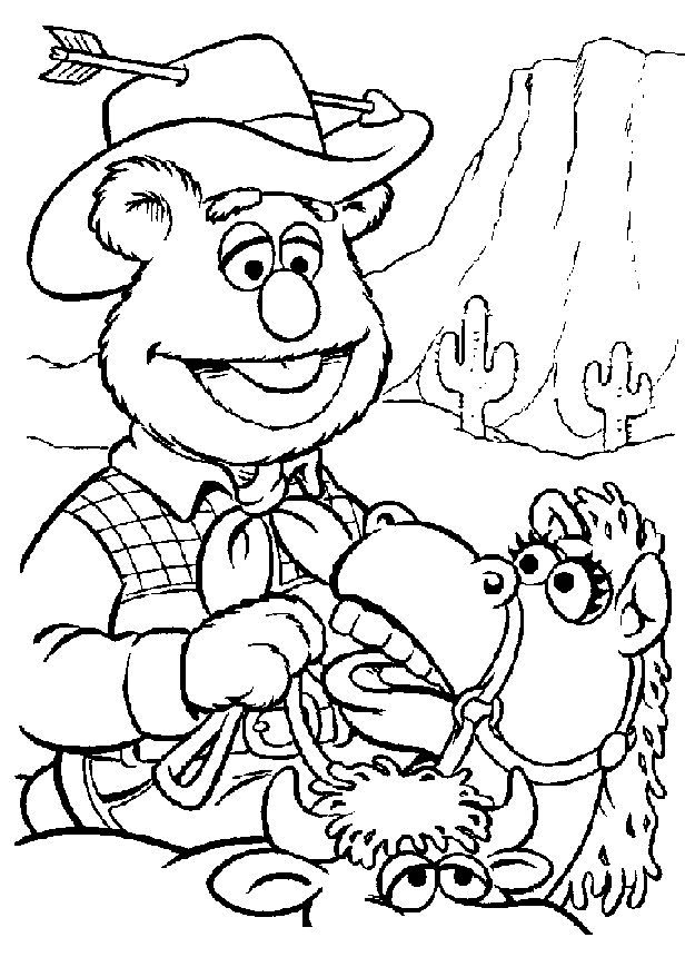 Muppet show coloring pages