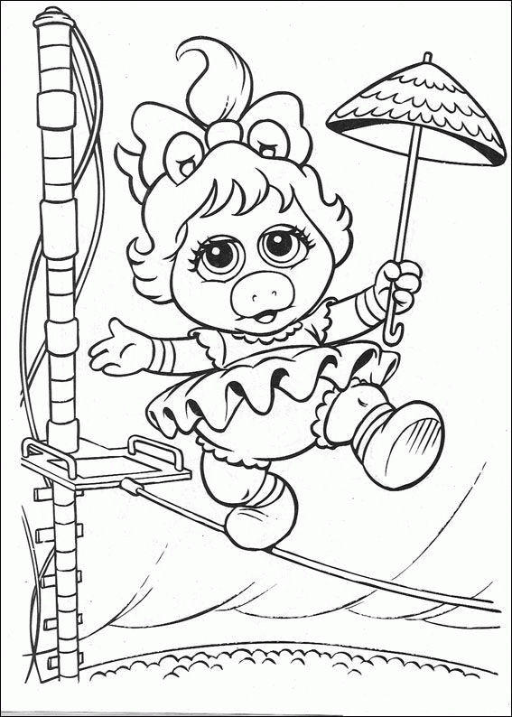 Muppets baby coloring pages