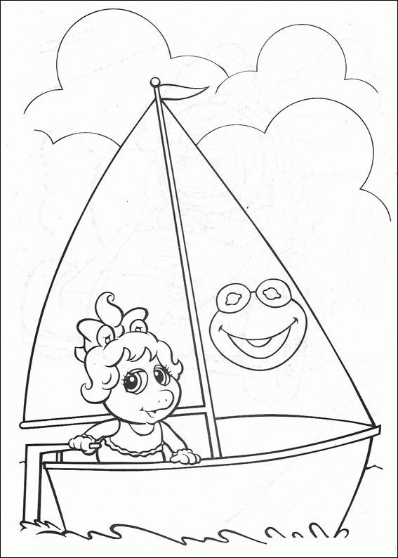 Muppets baby coloring pages