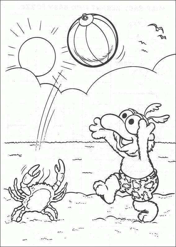 Muppets baby coloring pages