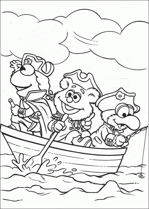 Muppets baby coloring pages