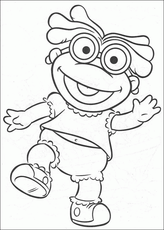 Muppets baby coloring pages