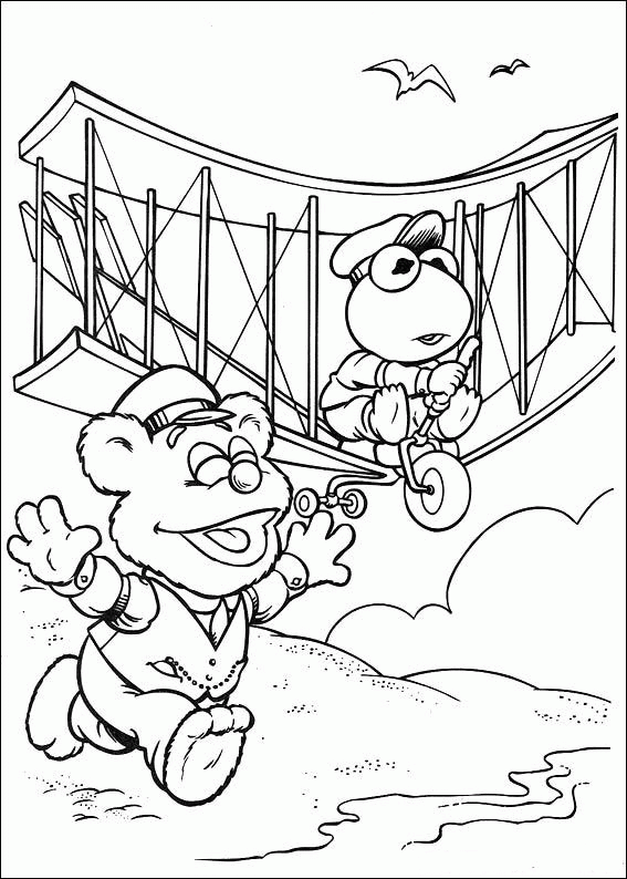 Muppets baby coloring pages