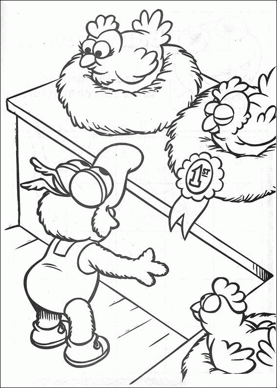 Muppets baby coloring pages