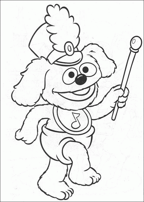 Muppets baby coloring pages
