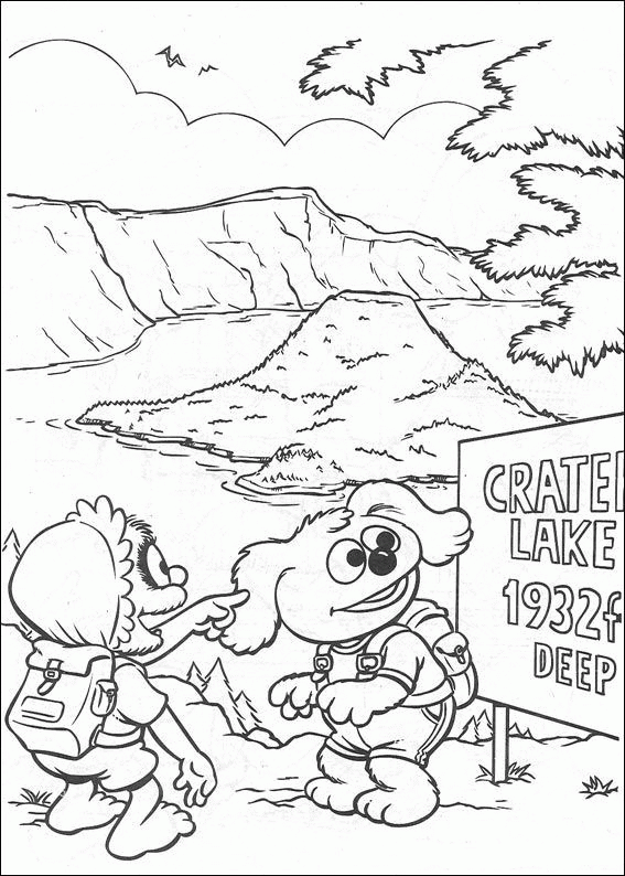 Muppets baby coloring pages