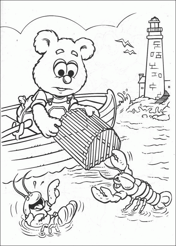 Muppets baby coloring pages