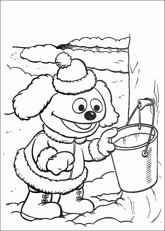 Muppets baby coloring pages