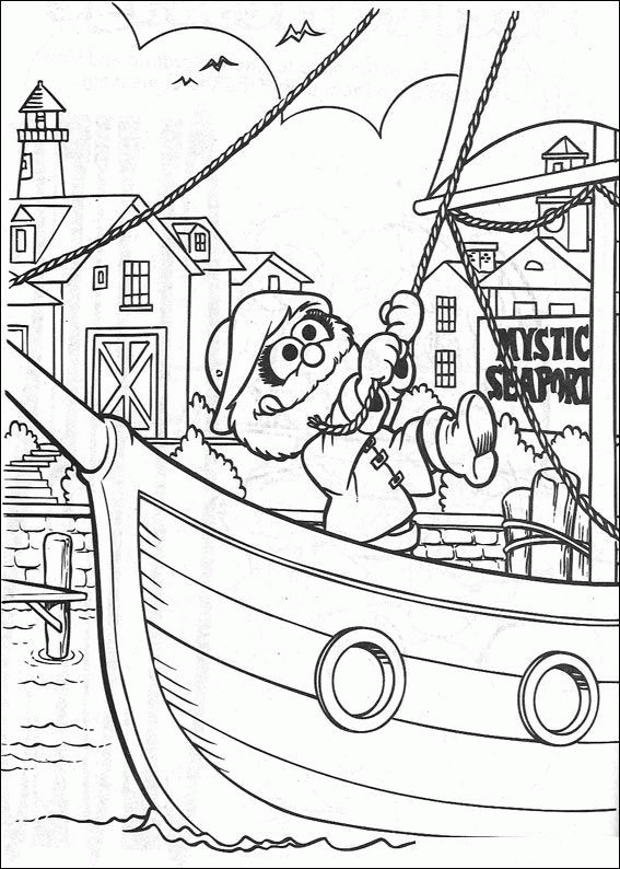 Muppets baby coloring pages