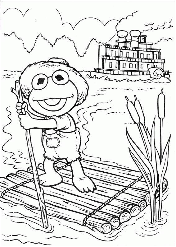 Muppets baby coloring pages