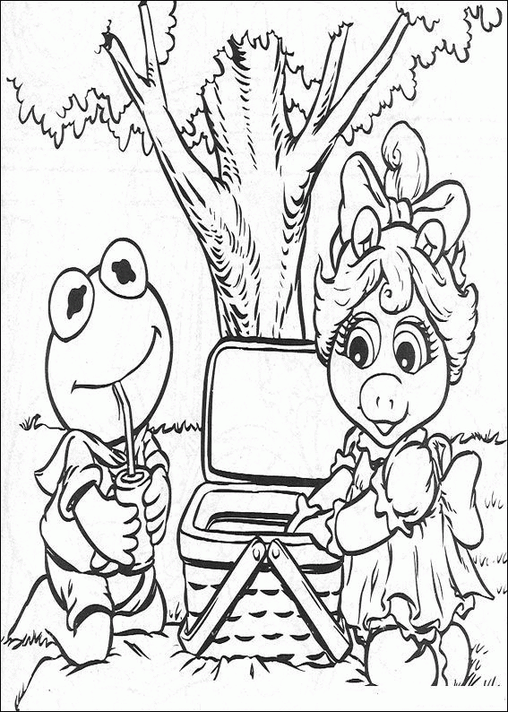 Muppets baby coloring pages