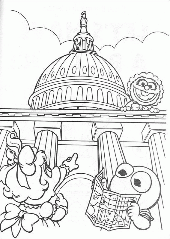 Muppets baby coloring pages