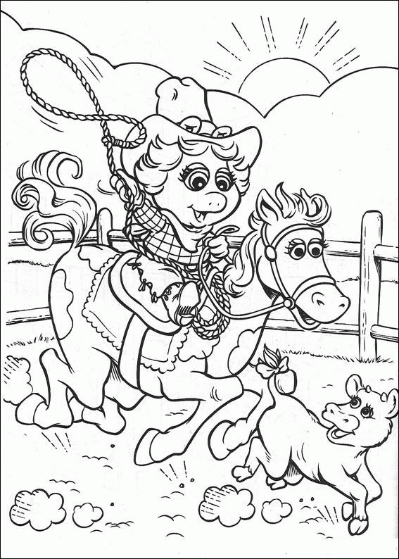 Muppets baby coloring pages