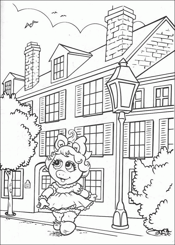 Muppets baby coloring pages
