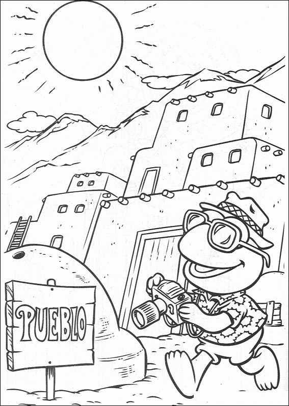 Muppets baby coloring pages