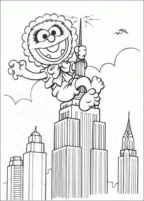 Muppets baby coloring pages