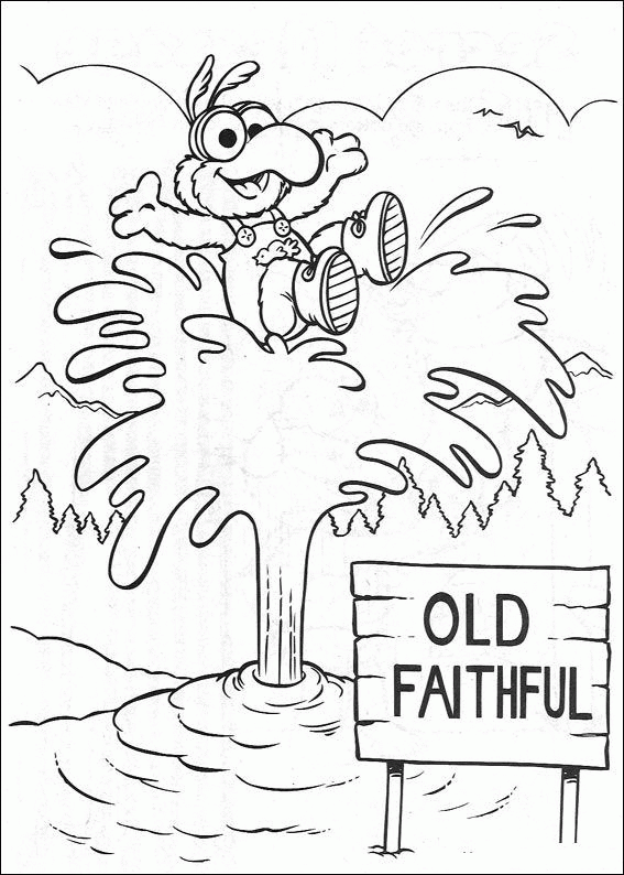 Muppets baby coloring pages