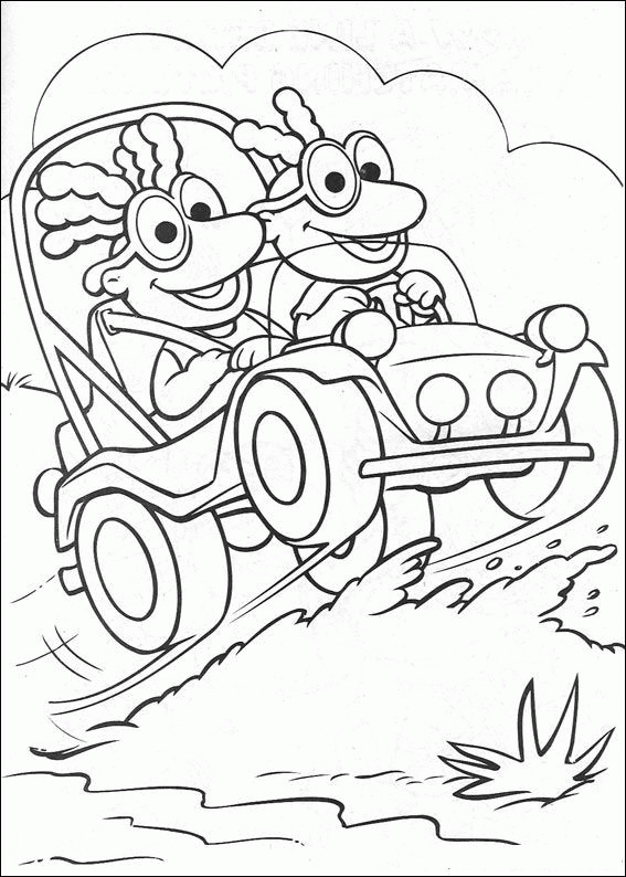 Muppets baby coloring pages