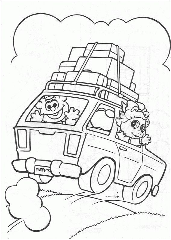 Muppets baby coloring pages