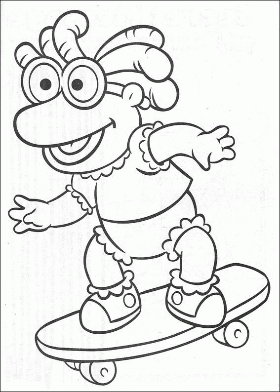 Muppets baby coloring pages