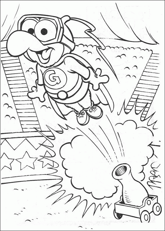 Muppets baby coloring pages