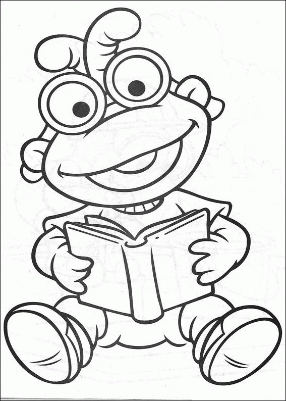 Muppets baby coloring pages